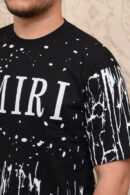T-shirt Noir Oversize – Splash Art