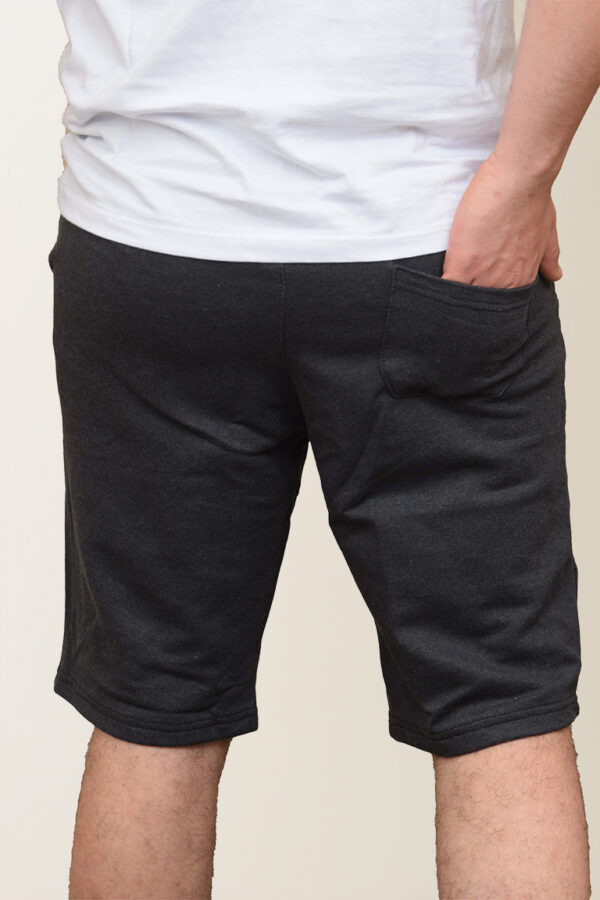 Short en Molleton – Gris Foncé – Image 2