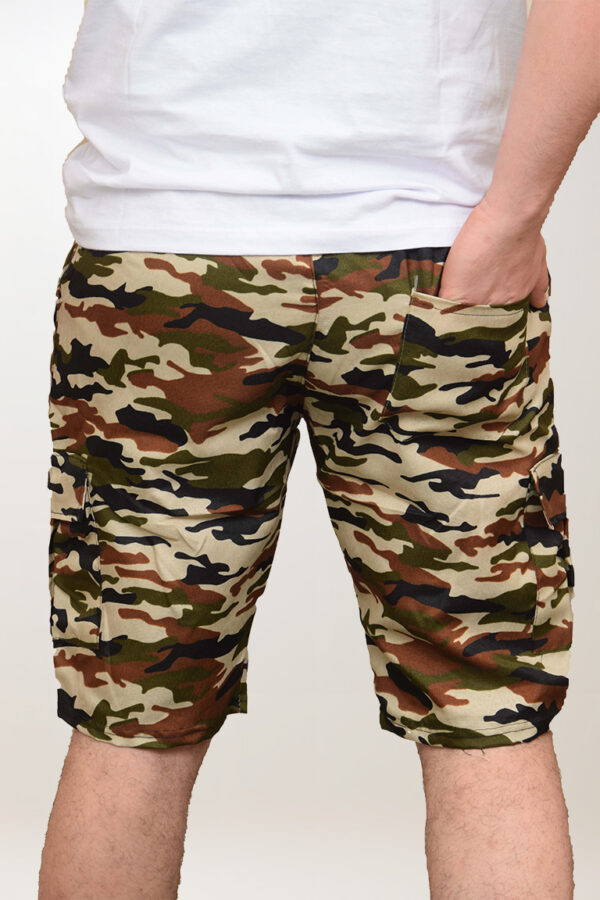 Short Cargo Camouflage – Multi Poches – Image 2