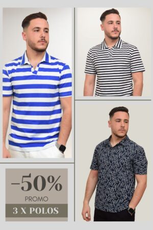 Lot de 3 Polos REF0039