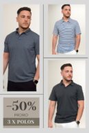 Lot de 3 Polos REF0038