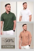 Lot de 3 Polos REF0040