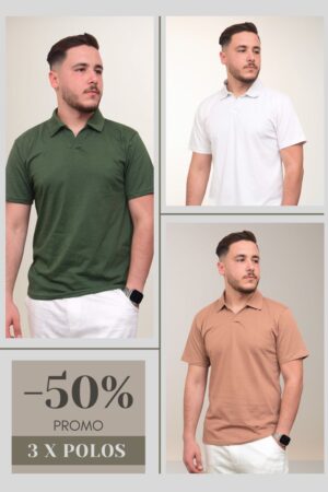 Lot de 3 Polos REF0040