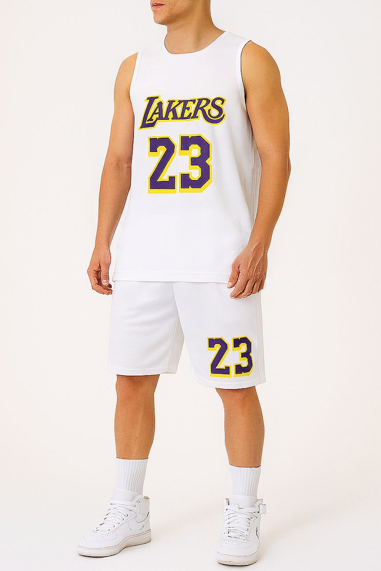 Ensemble Basket – Blanc – Image 2