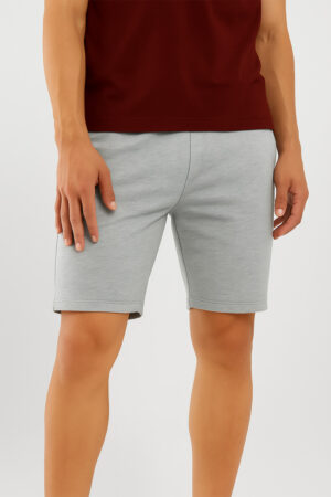 Short en Molleton – Gris Claire