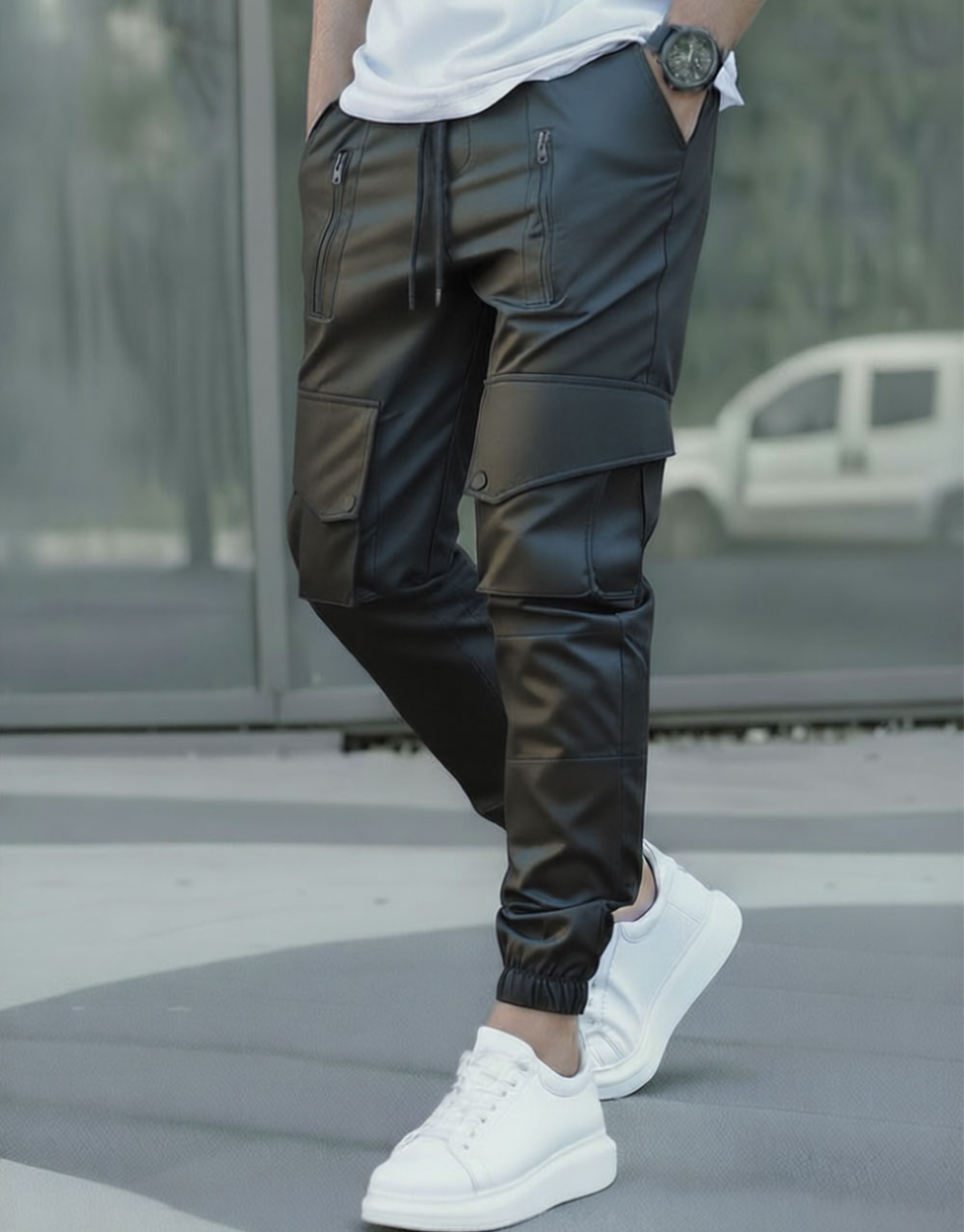 Lot de 4 Pantalons Cargos Spandex - REF0088 – Image 2