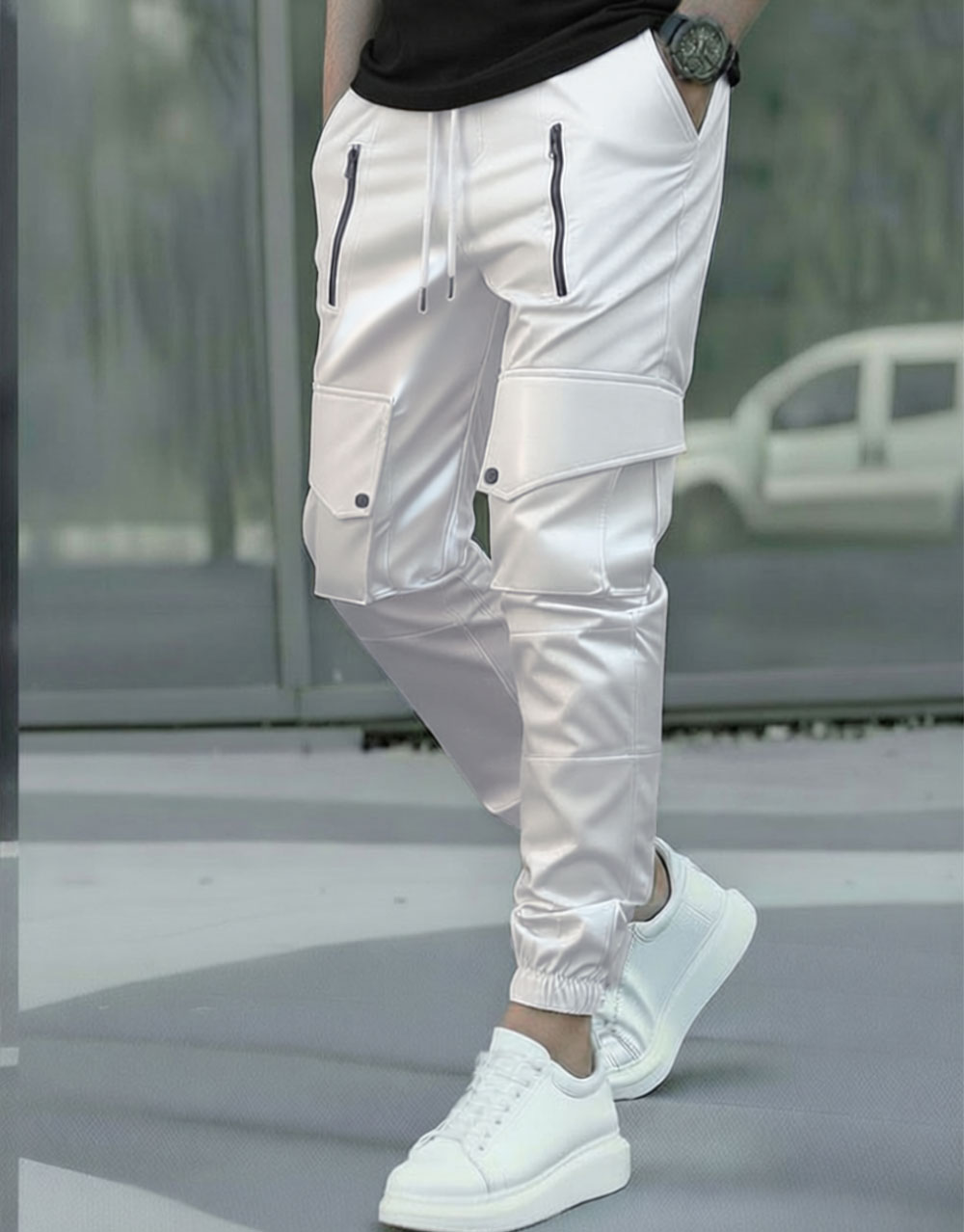 Lot de 4 Pantalons Cargos Spandex - REF0088 – Image 3