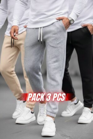 Lot de 3 Pantalons Essentiel - REF0094