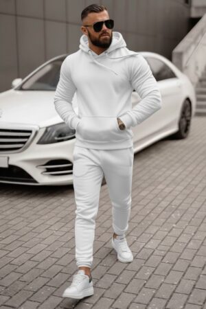 Ensemble Molleton - Blanc