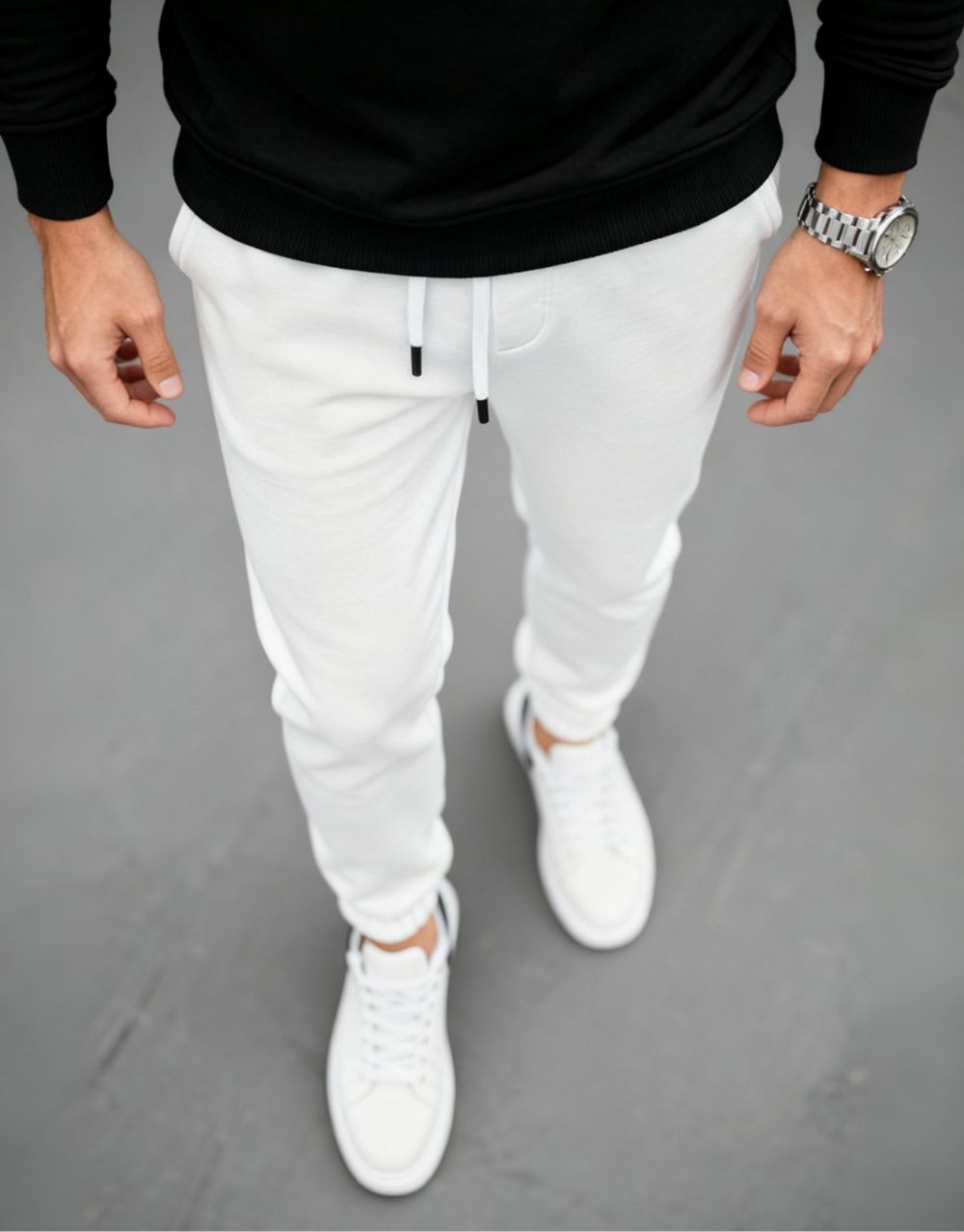 Jogging Urbain Essentiel - Blanc – Image 4