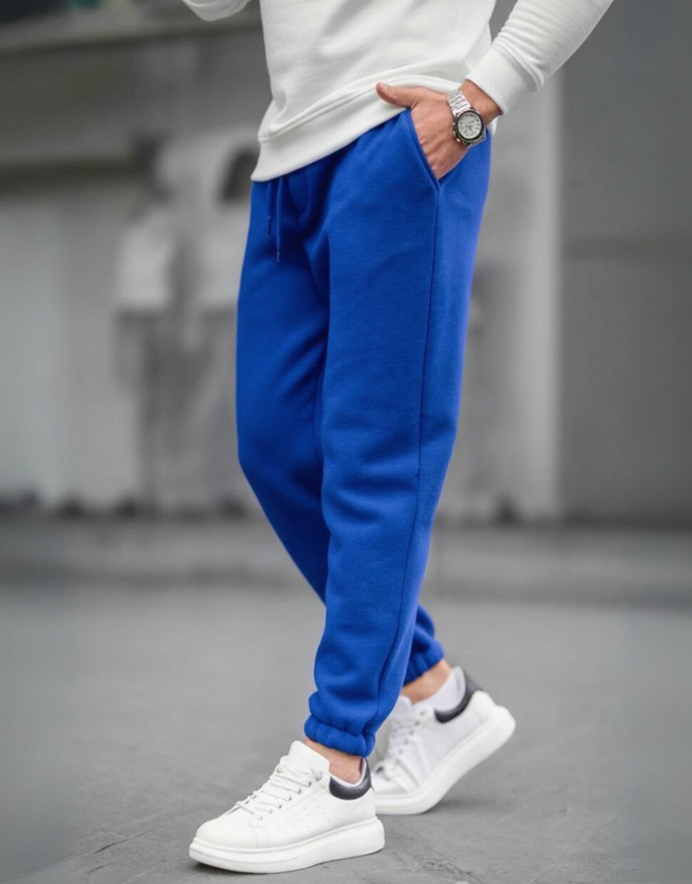 Jogging Urbain Essentiel - Bleu