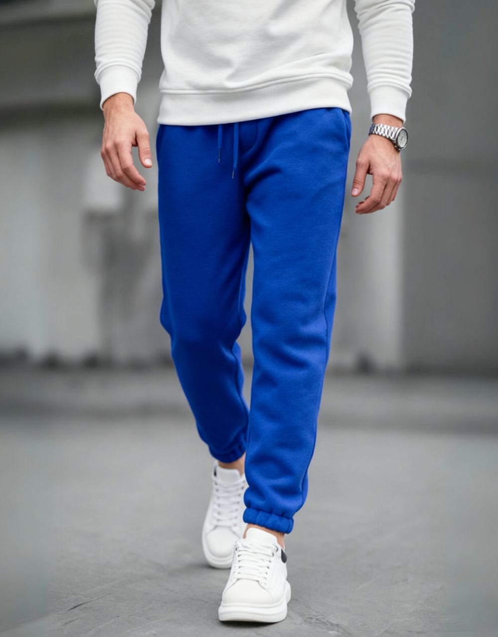 Jogging Urbain Essentiel - Bleu – Image 2