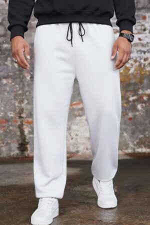 Pantalon Jogging Baggy - Blanc