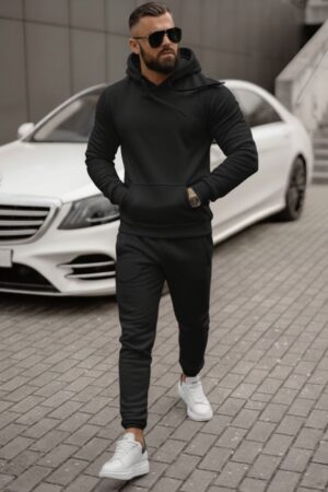 Ensemble Molleton - Noir