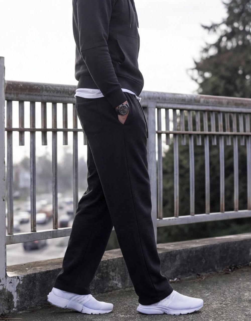 Pantalon Jogging Baggy - Noir – Image 2