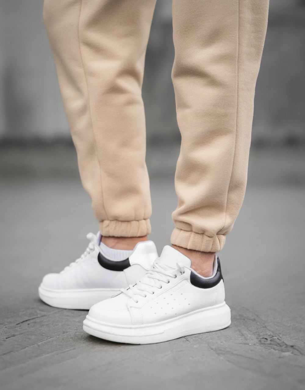 Jogging Urbain Essentiel - Beige – Image 4