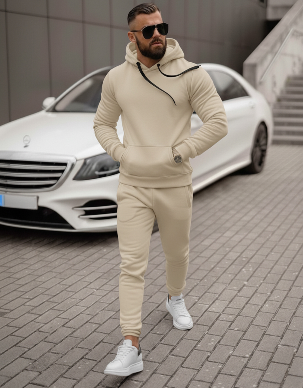 Ensemble Molleton - Beige