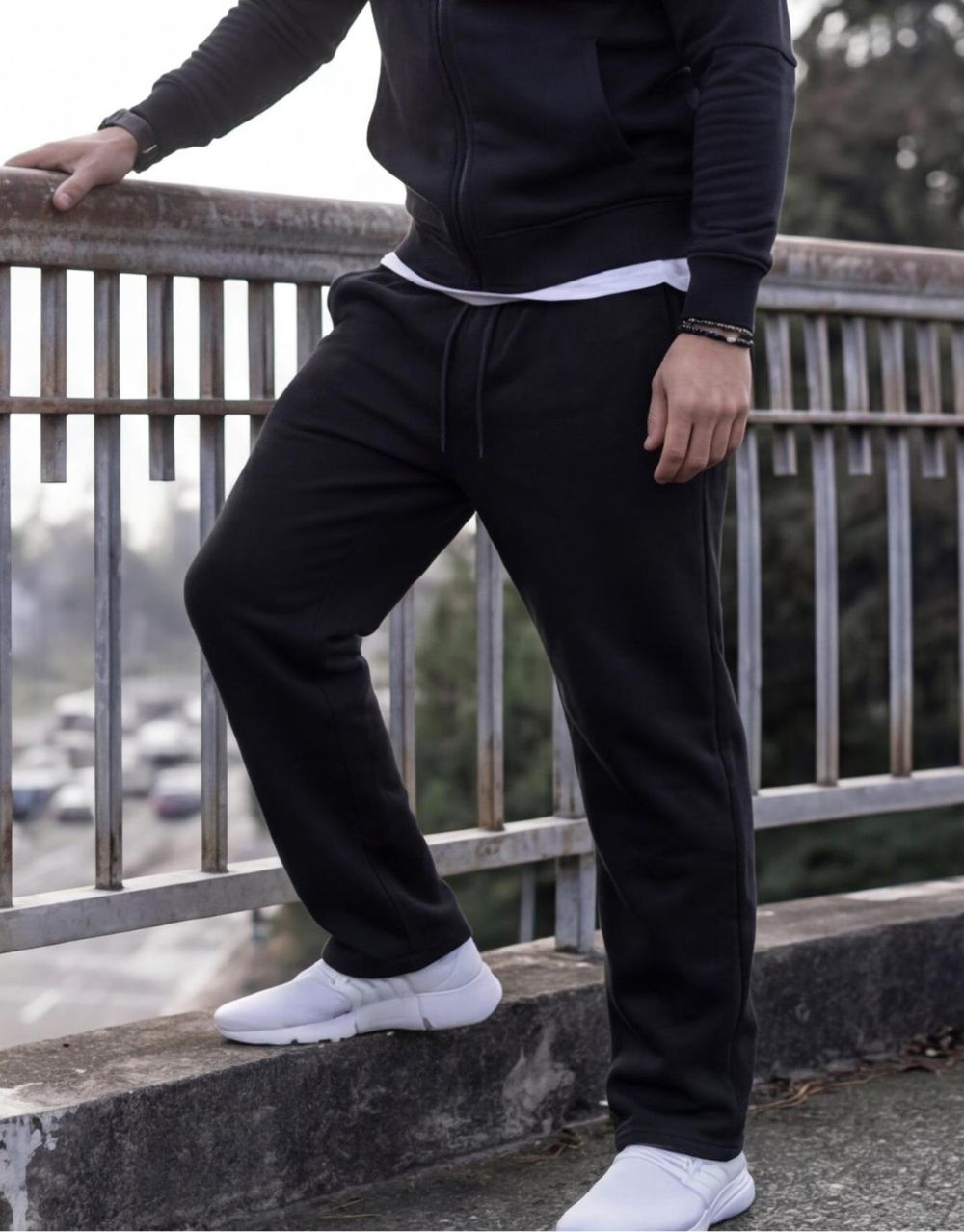 Pantalon Jogging Baggy - Noir – Image 3