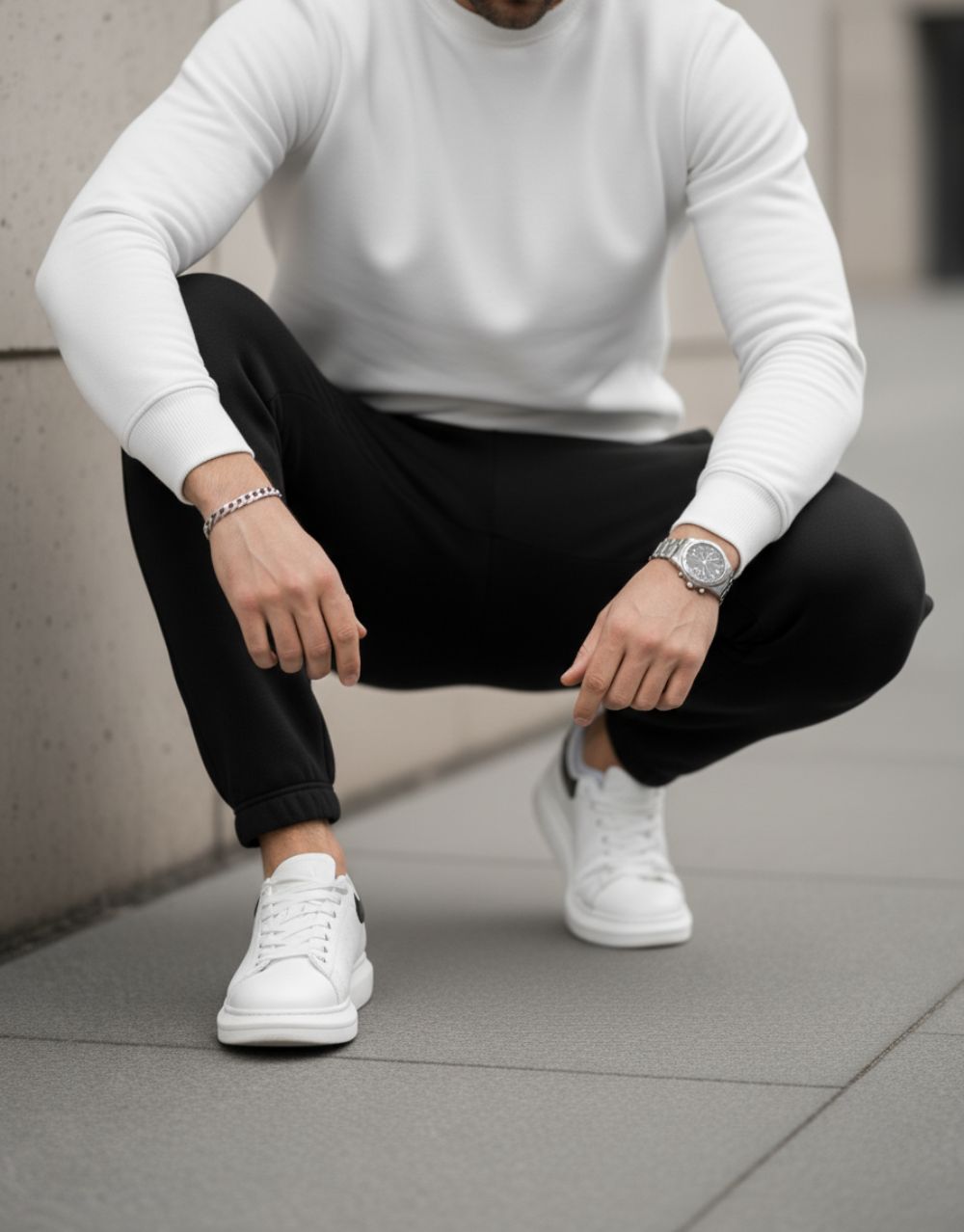 Jogging Urbain Essentiel - Noir – Image 3