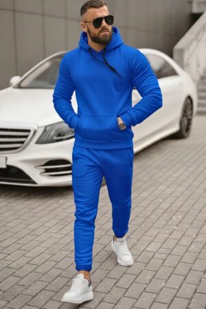 Ensemble Molleton - Bleu Roi