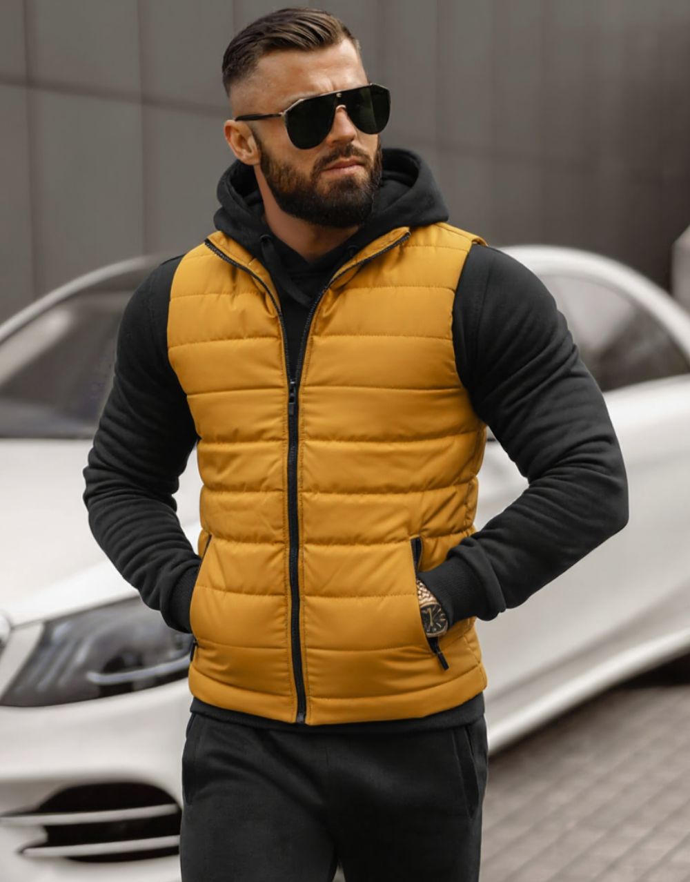 Pack Duo Style : Gilet Doudoune + Sweat à Capuche REF0127 – Image 2