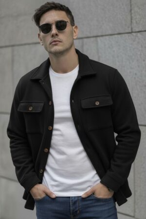 Veste Chemise Urbaine - Noir