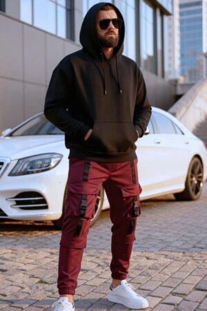 Ensemble Demi Oversize : Capuche + Cargo Ninja