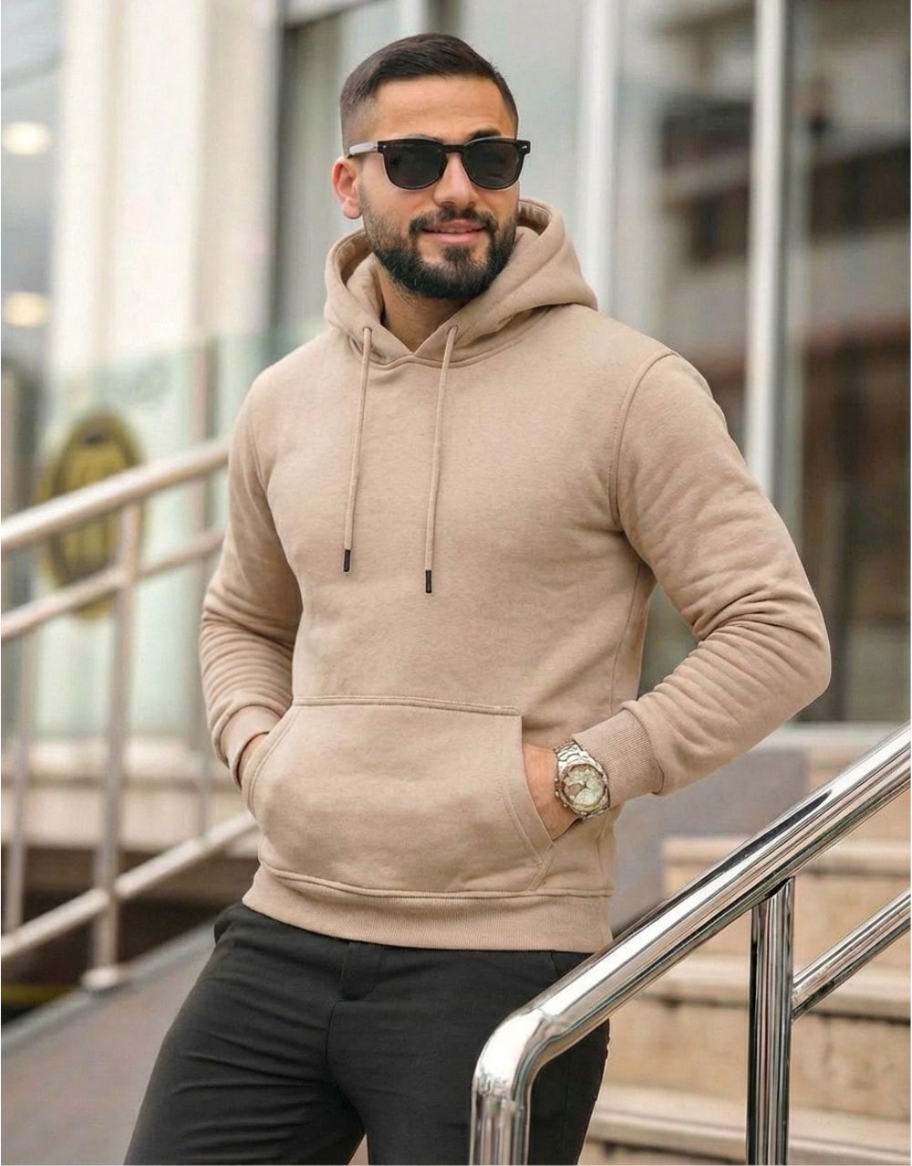 Pack Duo Style : Gilet Doudoune + Sweat à Capuche REF0147 – Image 2