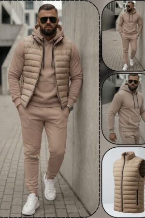 Pack Ultime 3 Pièces : Doudoune, Capuche et Jogging REF0145