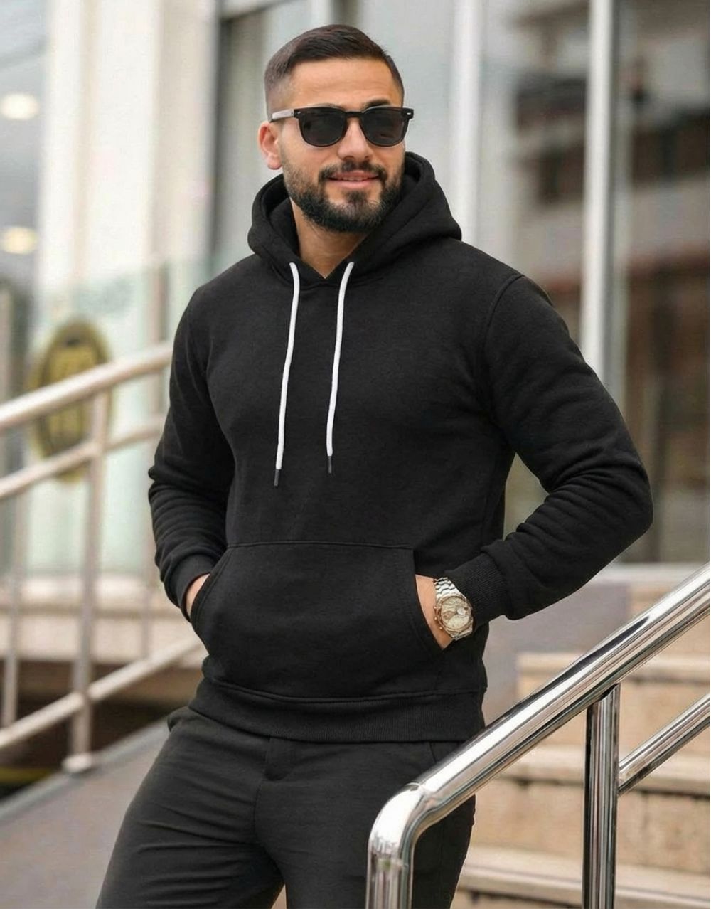 Pack Duo Style : Gilet Doudoune + Sweat à Capuche REF0148 – Image 2